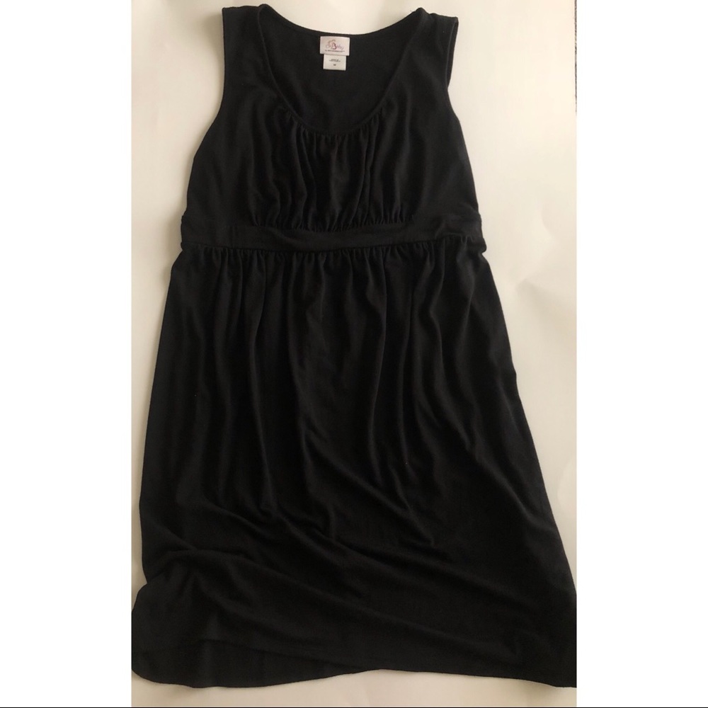 Black maternity dress